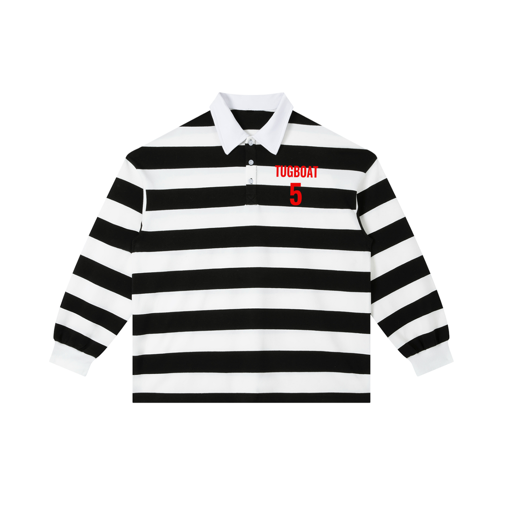 TUGBOAT RUGBY | Black Stripe Shirt
