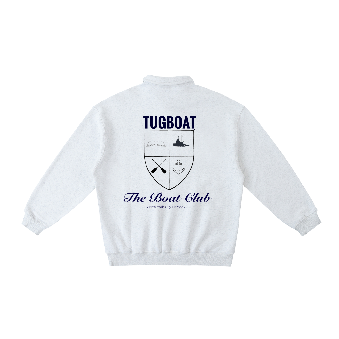 TUGBOAT CLUB | Polo-Collar Sweatshirt