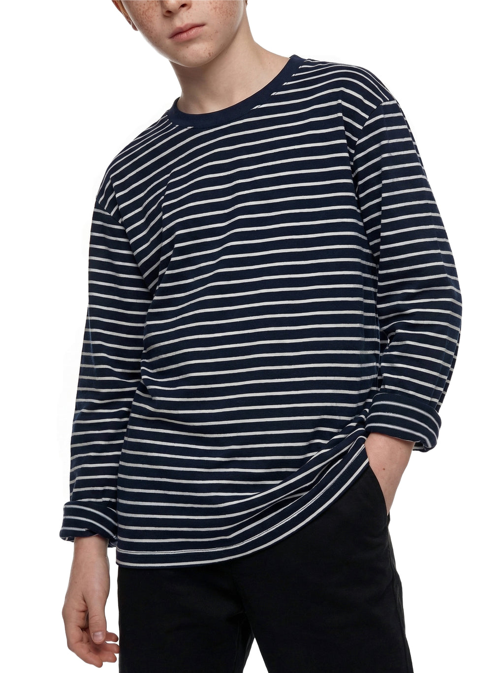 TUGBOAT | Kid's Striped Long Sleeve T-Shirt